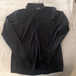 Mens under armor light weight quarter zip pull over like new